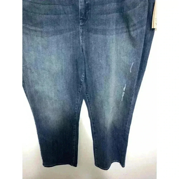 Nydj Sheri Slim Ankle Jean Women's Blue Plus Size 24W - Picture 3 of 11